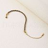 Twisted Nylon Cord Bracelets for Women BJEW-V007-01G-04-1