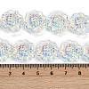 Electroplate Glass Bead Strands GLAA-S387-01H-4