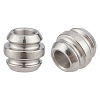 BENECREAT 6Pcs 304 Stainless Steel Beads STAS-BC0003-34-1