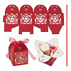 10Pcs Laser Cut Paper Hollow Out Heart & Flowers Candy Boxes CON-TA0001-10D-3