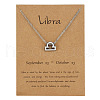 Alloy Constellation Pendant Necklaces WG6F1B2-21-1