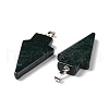 Mixed Gemstone Pendants G-G930-01P-4