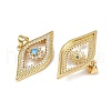 Brass Micro Pave Cubic Zirconia Pendants KK-H072-09G-2
