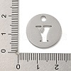 Non-Tarnish 304 Stainless Steel Pendants STAS-F233-M-P01-A-Y-3