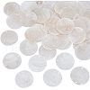 HOBBIESAY 50Pcs Natural Capiz Shell Connector Charms FIND-HY0001-17-1