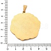 304 Stainless Steel Pendants STAS-F313-02G-3