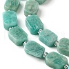 Natural Amazonite Beads Strands G-C098-A01-01-4