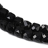 Natural Black Obsidian Beads Strands G-H078-C35-6mm-4