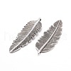 Tibetan Style Alloy Big Pendants TIBEP-A123193-AS-FF-2