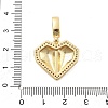 Brass Micro Pave Cubic Zirconia Pendants KK-L209-086G-3