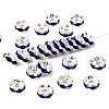 Brass Rhinestone Spacer Beads RB-A014-L6mm-05S-1