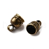 Brass Cord Ends KK-D217-9x6-AB-NF-1
