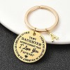 Valentine's Day Brass & 201 Stainless Steel Keychain KEYC-YW00097-01-1