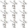 SUNNYCLUE 80Pcs Sport Themed Tibetan Style Alloy Pendants TIBEP-SC0002-79-1