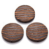 Painted Natural Wood Beads WOOD-N006-06E-1