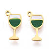 304 Stainless Steel Enamel Charms STAS-T065-65G-01-1
