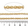 Brass Textured Link Chains CHC-H113-17G-2