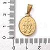 201 Stainless Steel Pendants STAS-U053-08D-G-3