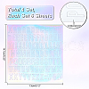 Plastic Laser Stickers DIY-WH0304-261-2