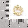 Brass Micro Pave Cubic Zirconia Pendants KK-K371-41A-G-3