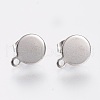 304 Stainless Steel Stud Earring Findings STAS-K184-02-02P-1