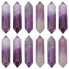 Olycraft 12Pcs Faceted Natural Amethyst Healing Stones G-OC0005-25-1