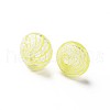 Transparent Handmade Blown Glass Globe Beads GLAA-T012-47-3