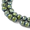 Electroplate Synthetic Magnetic Hematite Beads Strands G-A263-B01-02B-3