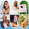 9Pcs 3 Colors Acrylic Mobile Straps HJEW-GO00075-7
