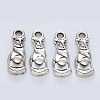 Tibetan Style Alloy Kitten Pendants TIBE-R316-037AS-RS-1