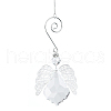 Teardrop Glass Hanging Suncatcher Pendant Decoration DJEW-PW0008-04B-1
