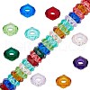 SUNNYCLUE 90Pcs 9 colors Epoxy Resin European Beads RPDL-SC0001-03-1
