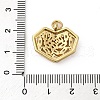 Brass Micro Pave Cubic Zirconia Pendants KK-P308-17G-3