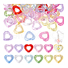   11 Colors Transparent Acylic Bead Frame MACR-PH0001-90-7
