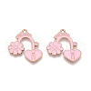 Valentine's Day Theme Alloy Enamel Pendants ENAM-T020-50G-02-1