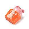 Opaque Resin Cute Pig Imitation Food Decoden Cabochons CRES-M016-01B-3
