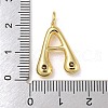 Rack Plating Brass Micro Pave Cubic Zirconia Pendants KK-A200-24G-A-3