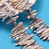Natural Baroque Keshi Pearl Beads Strands PEAR-P064-03C-01A-1