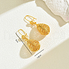 Alloy Hollow Teardrop Hoop Earrings MQ9359-2