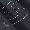 Anti-Tarnish 925 Sterling Silve Snake Chain Necklaces HT0674-2-5