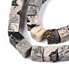 Natural Map Stone Beads Strands G-T139-8x8-20A-3
