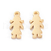 304 Stainless Steel Charms STAS-I151-44G-1