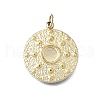 304 Stainless Steel Pendant Cabochon Settings STAS-H233-21G-1