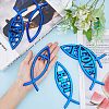 SUPERFINDINGS 3Pcs 3 Style ABS Easter Decoration Sticker DIY-FH0002-56-3