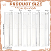 BENECREAT 2 Sets Transparent Acrylic Clay Press Board TOOL-BC0002-60-2