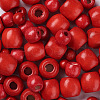 150Pcs 3 Styles Natural Wood Beads WOOD-TA0001-51-4