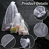 SOFPLATE 100Pcs 3 Styles Large Organza Pouches Portable Shoes Bag Travel Storage Drawstring Bags OP-SP0001-05-5