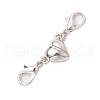 3Pcs 304 Stainless Steel Magnetic Clasps Converter PALLOY-JF03459-3