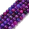 Natural Agate Beads Strands G-B079-A04-03B-2