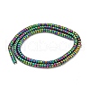 Electroplated Synthetic Non-magnetic Hematite Beads Strands G-K361-A06-01-2